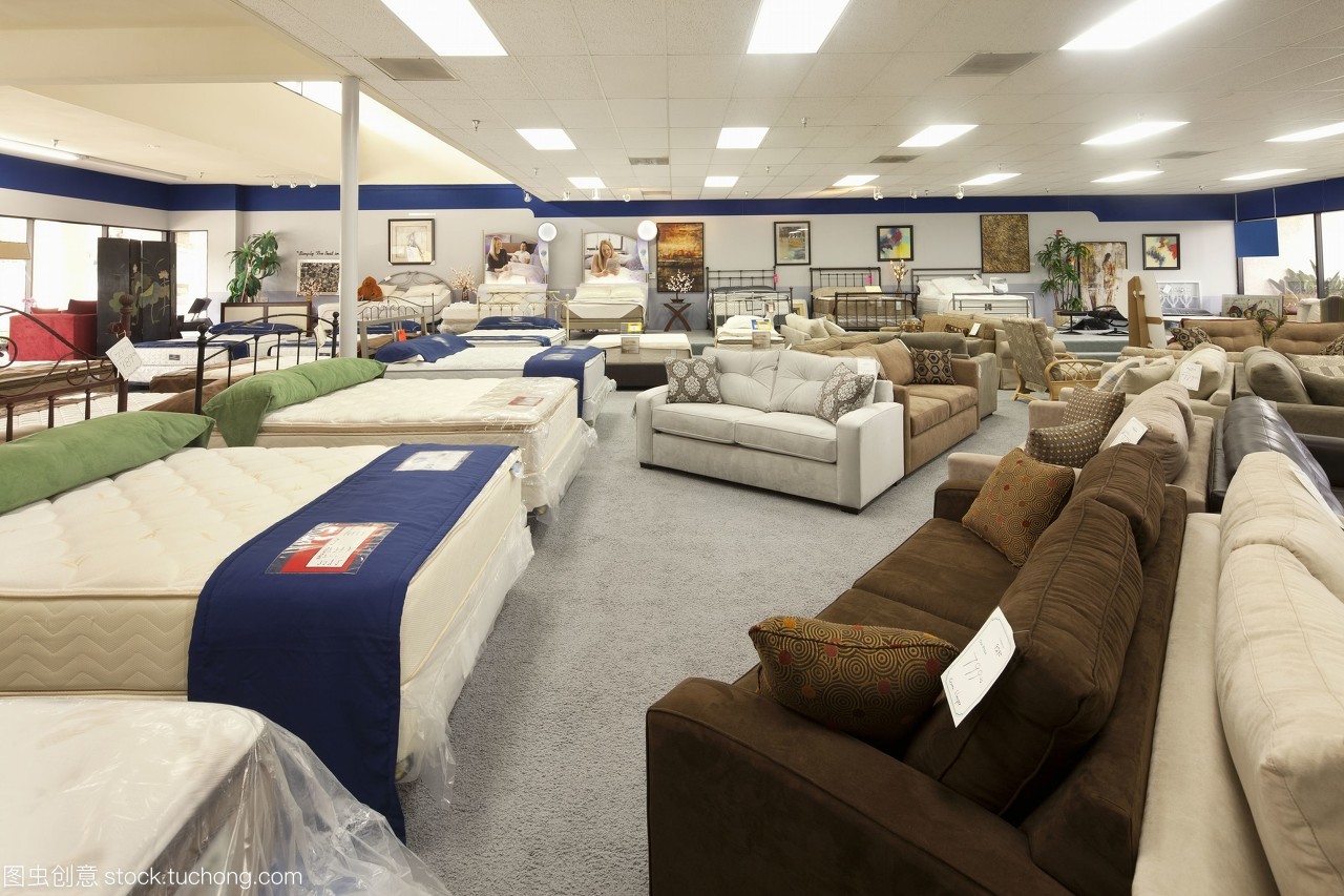 室內的家具店